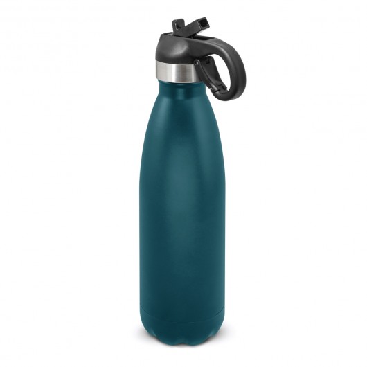 Flip Lid Powder Coated Vacuum Bottles navy